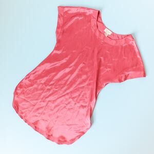 Victoria's Secret Gold Label Pink Satin Night Gown Size Small 90s Vintage